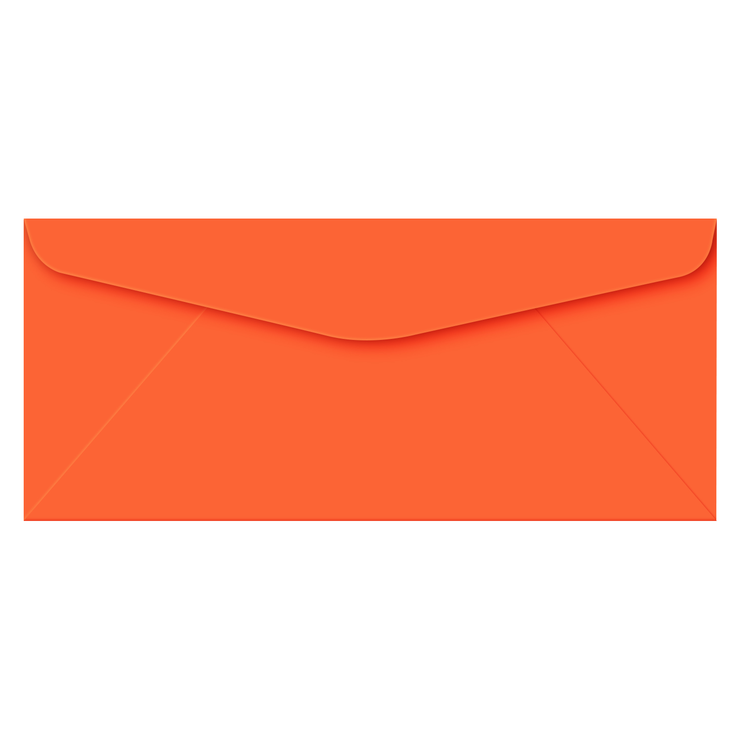 10 Regular Envelopes Dark Orange Bulk and Wholesale Fine Cardstock