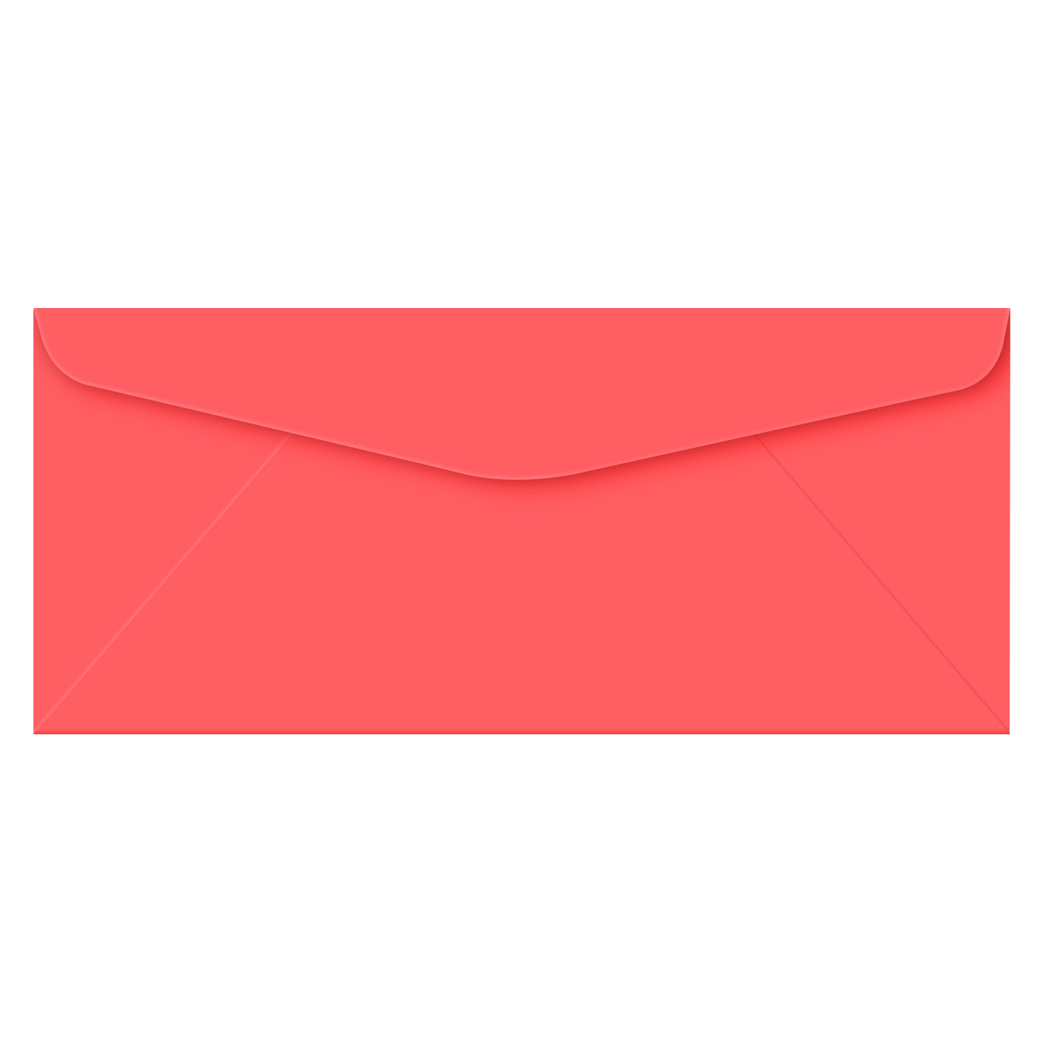 10 Regular Envelopes Rocket Red Bulk and Wholesale Fine Cardstock