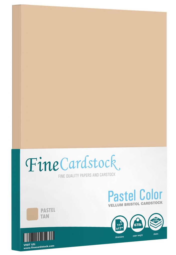 11 x 17 Pastel Cardstock Tan Bulk and Wholesale Fine Cardstock