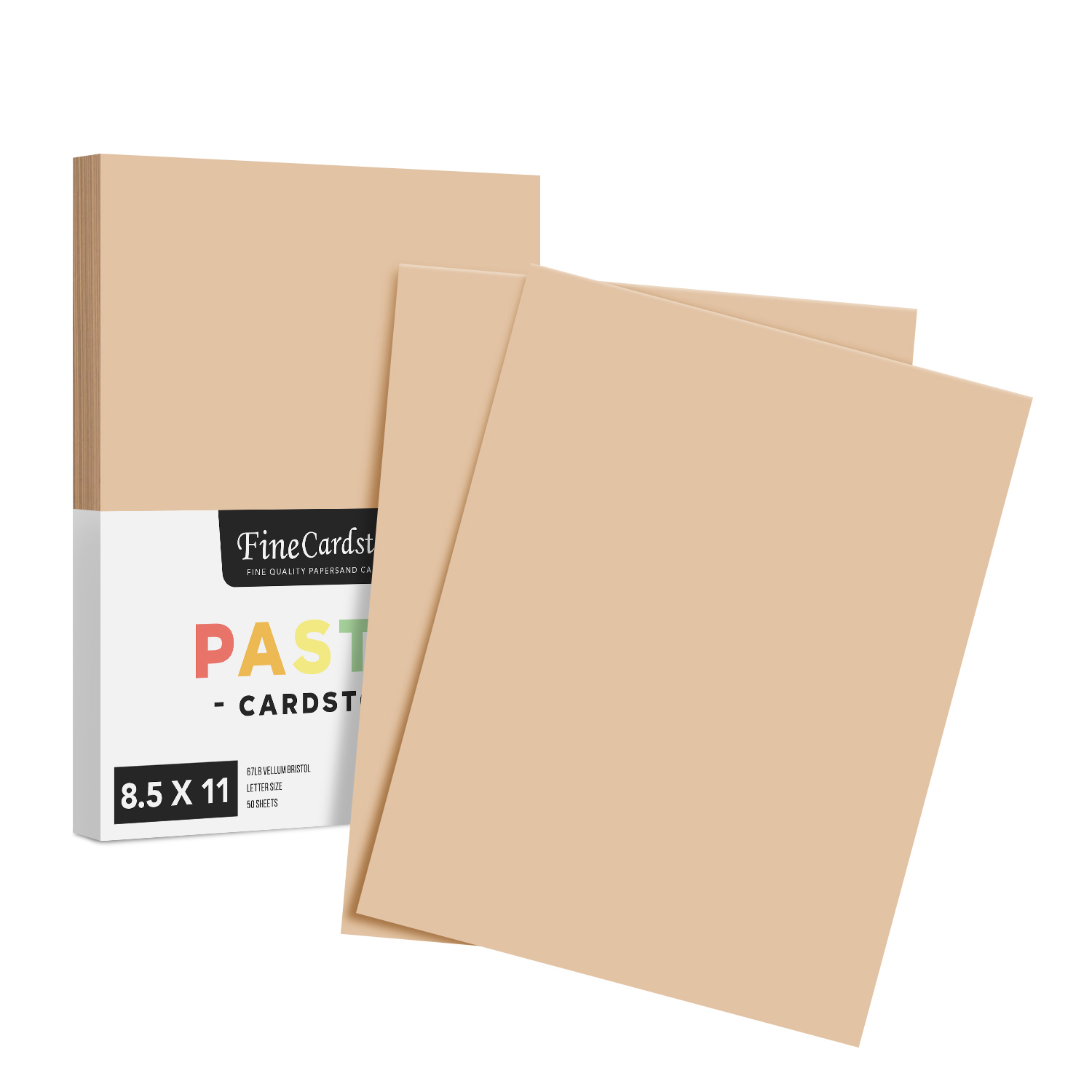 Bulk of 1000 Sheets, Cream 8.5 x 14 Menu Legal Size Pastel Color Card  Stock Paper, 67Lb Vellum Bristol Cardstock | Perfect for School and Craft