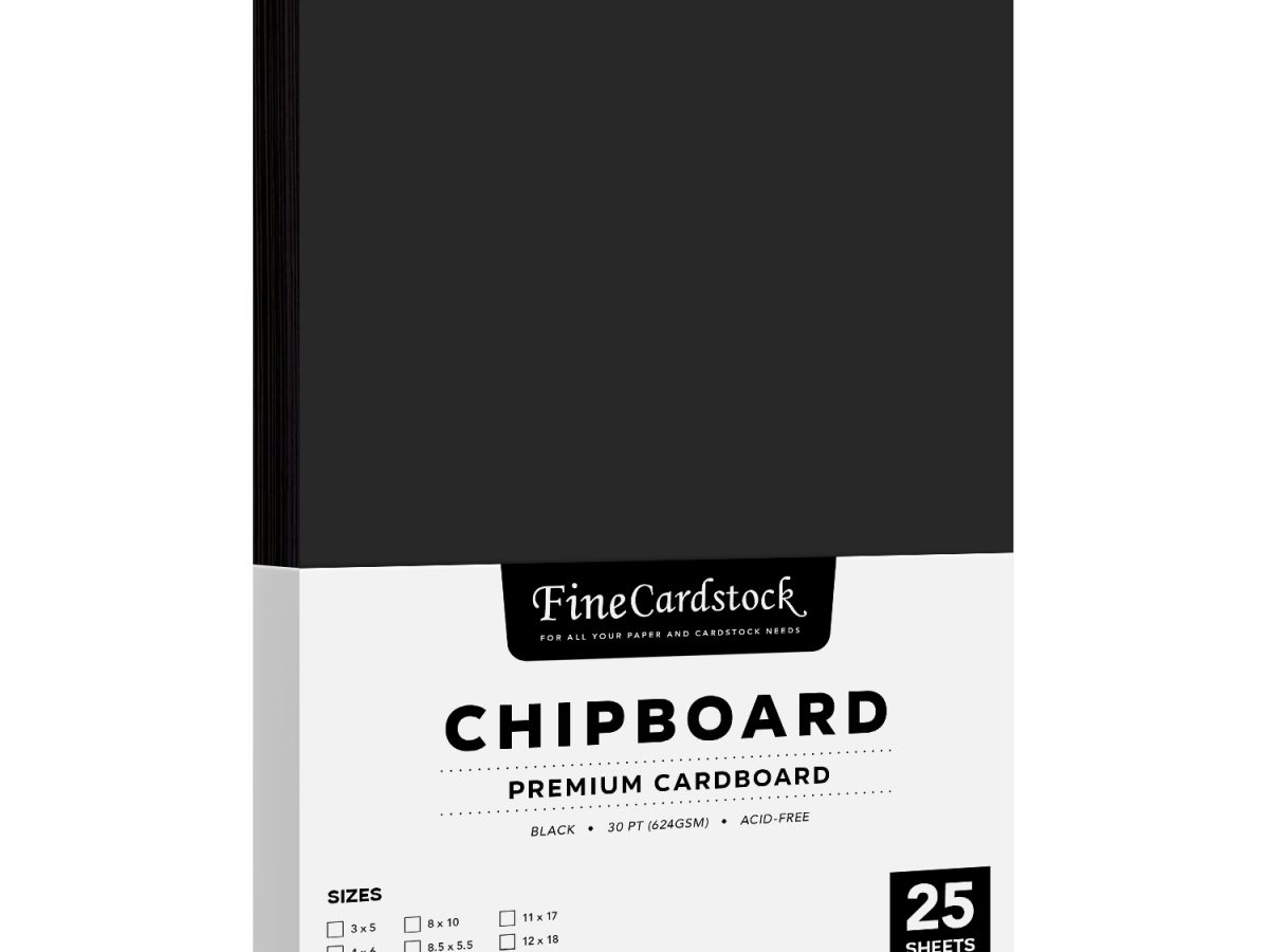 Black Cardboard - Fine Cardstock