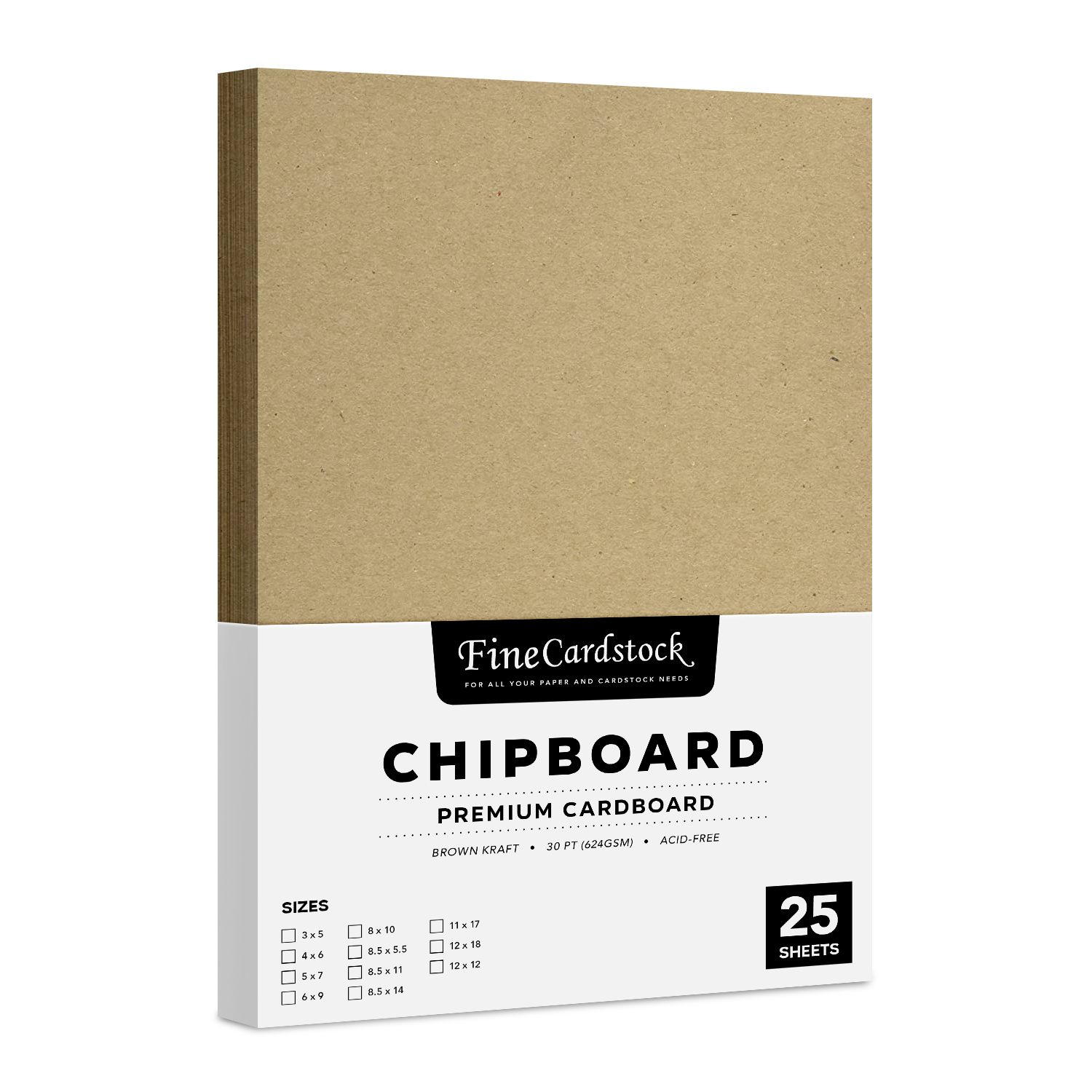 4 x 2 1/2 x 6 White Chipboard Boxes