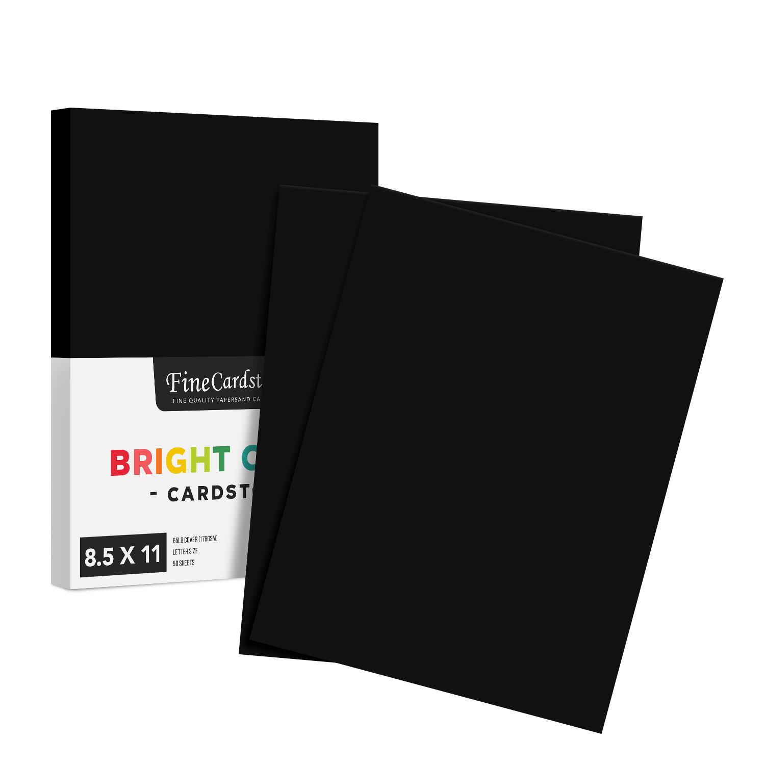 8 1/2 x 11 Color Cardstock Eclipse Black - Bulk and Wholesale - Fine  Cardstock