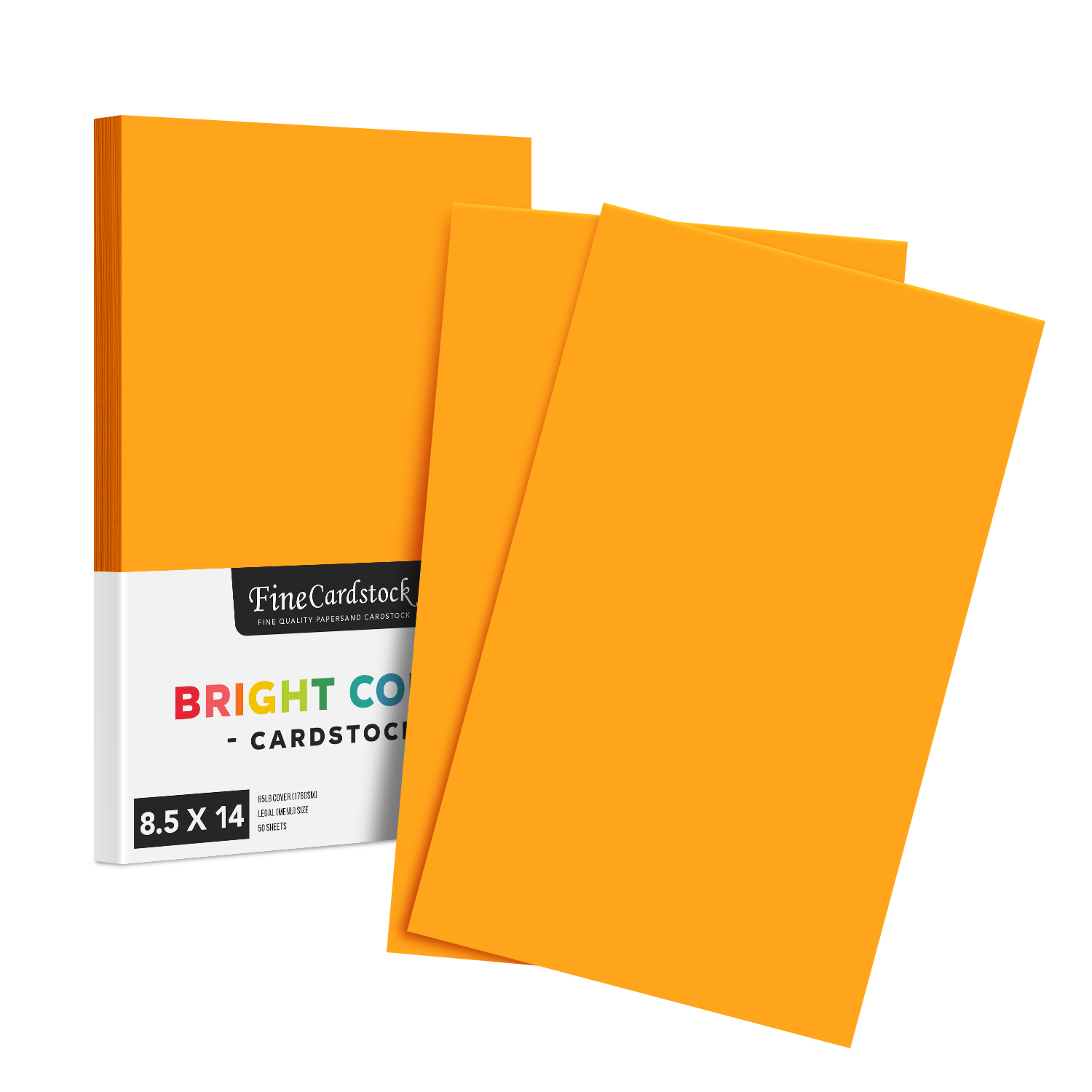 8.5 x 14 Color Cardstock Orange - Bulk and Wholesale - Fine Cardstock