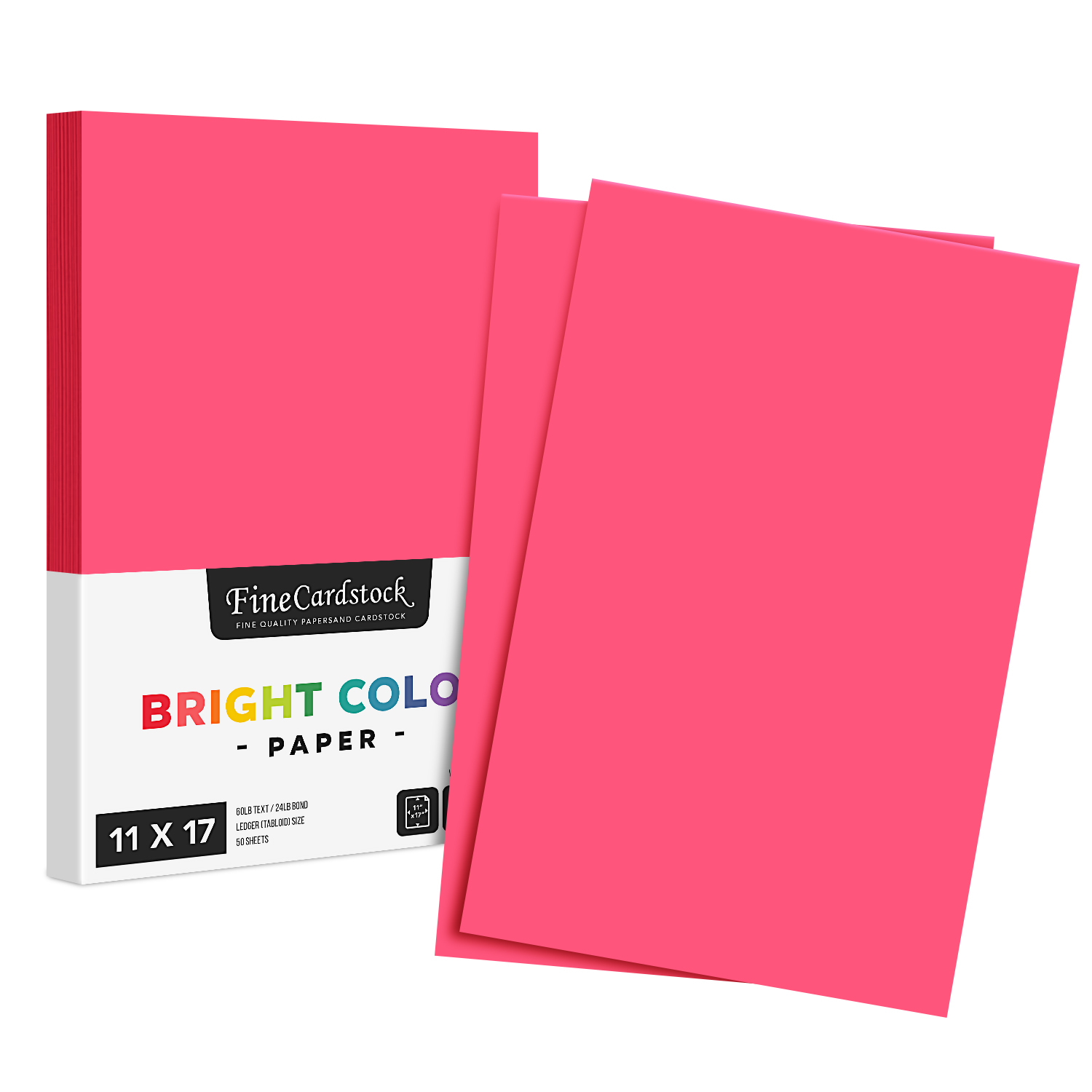 Exact Color Copy Paper, 8-1/2 x 11 Inches, 20 lb, Bright Pink, 500 Sheets