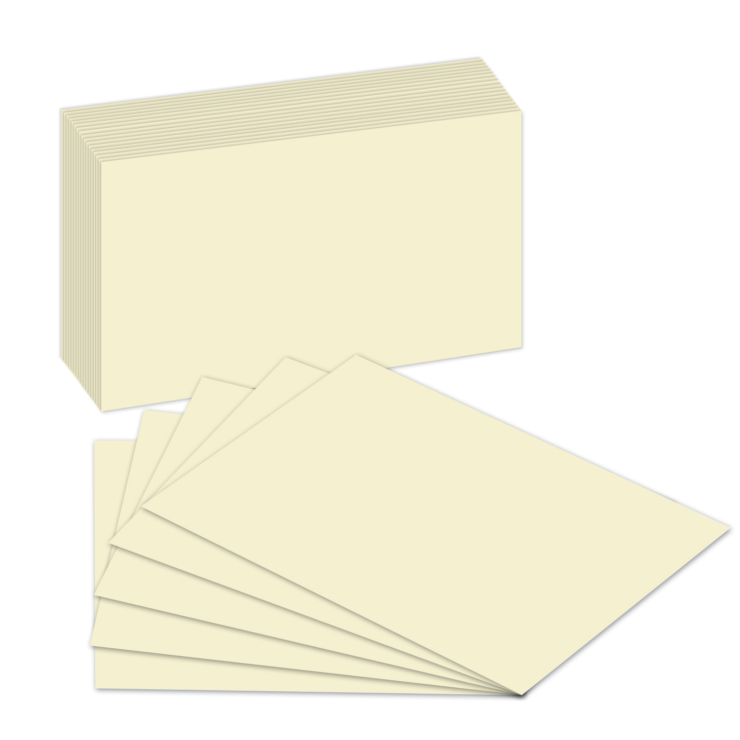 4 x 6 Thick Blank Index Cards - 100lb Cardstock (14pt) - 100