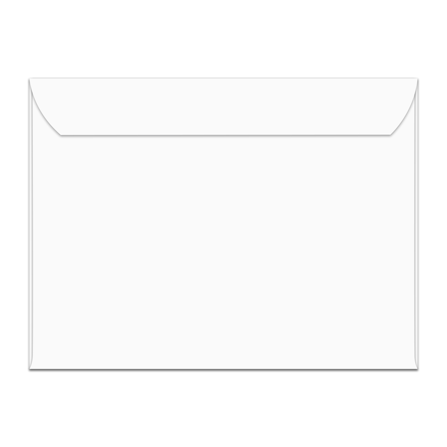 6x9 White Booklet Envelope Fine Cardstock