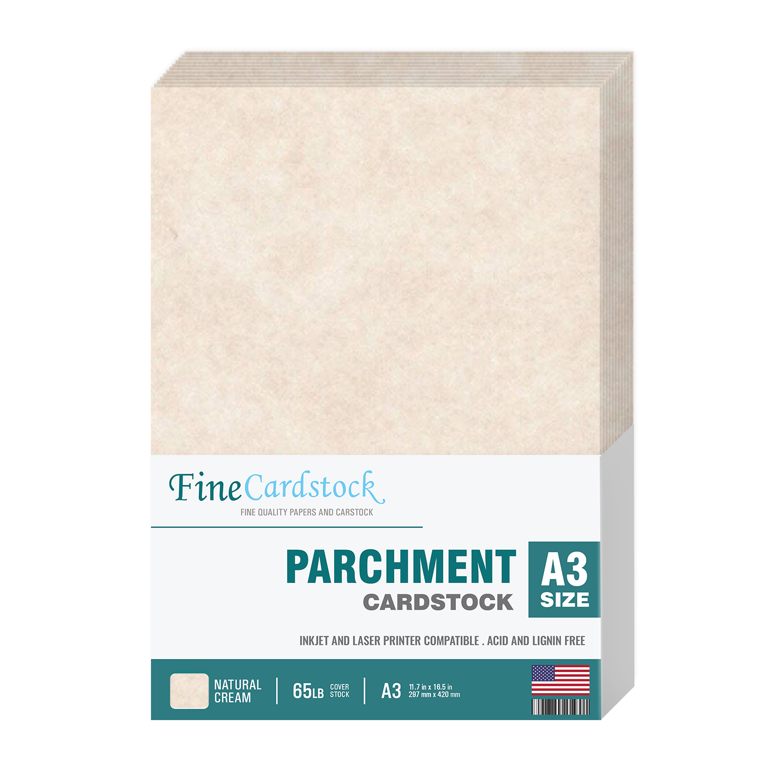 A3 Parchment Cardstock Natural Cream - Bulk and Wholesale - Fine Cardstock