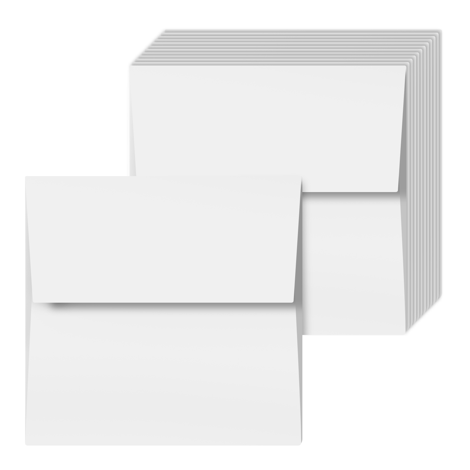 Premium A5 size wedding invitations bulk White C5 envelopes 