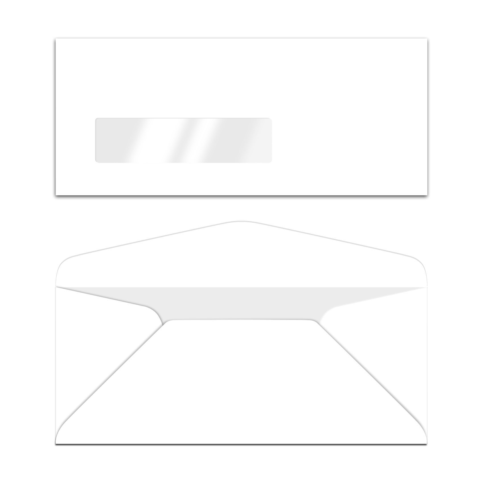 10 Regular Envelopes White Bulk and Wholesale Fine Cardstock
