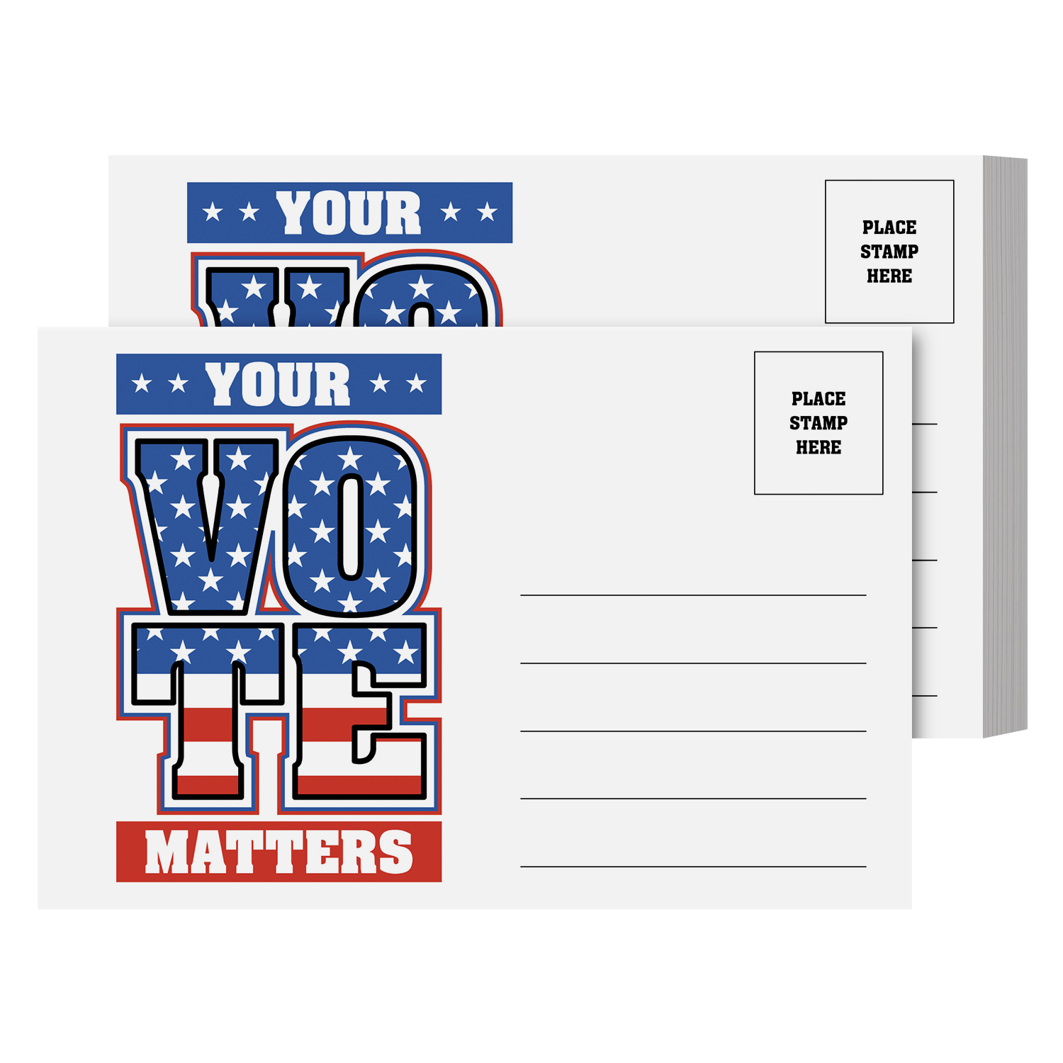 Vote Postcards - Bulk and Wholesale - Fine Cardstock