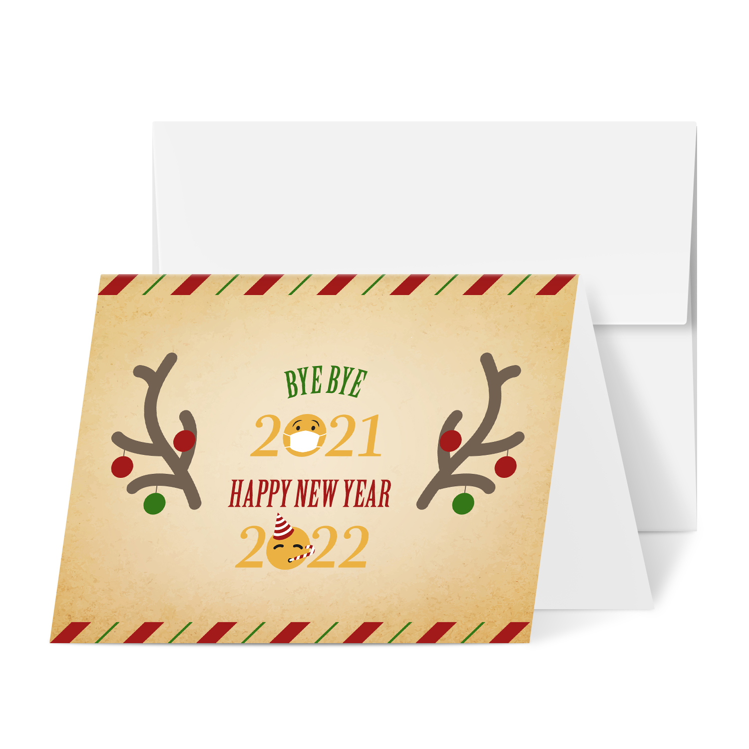 Happy New Year 2022 Cards - Bulk and Wholesale - Fine Cardstock