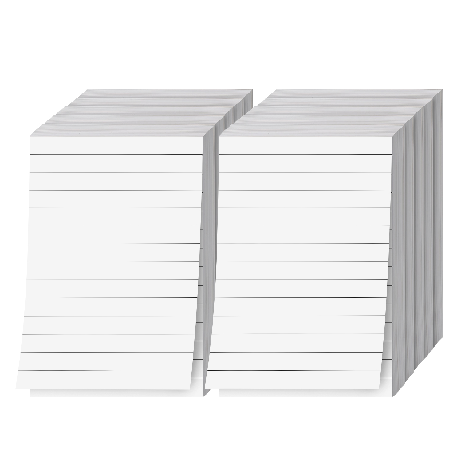 4 x 6 Ruled White Memo Pads - Bulk and Wholesale - Fine Cardstock