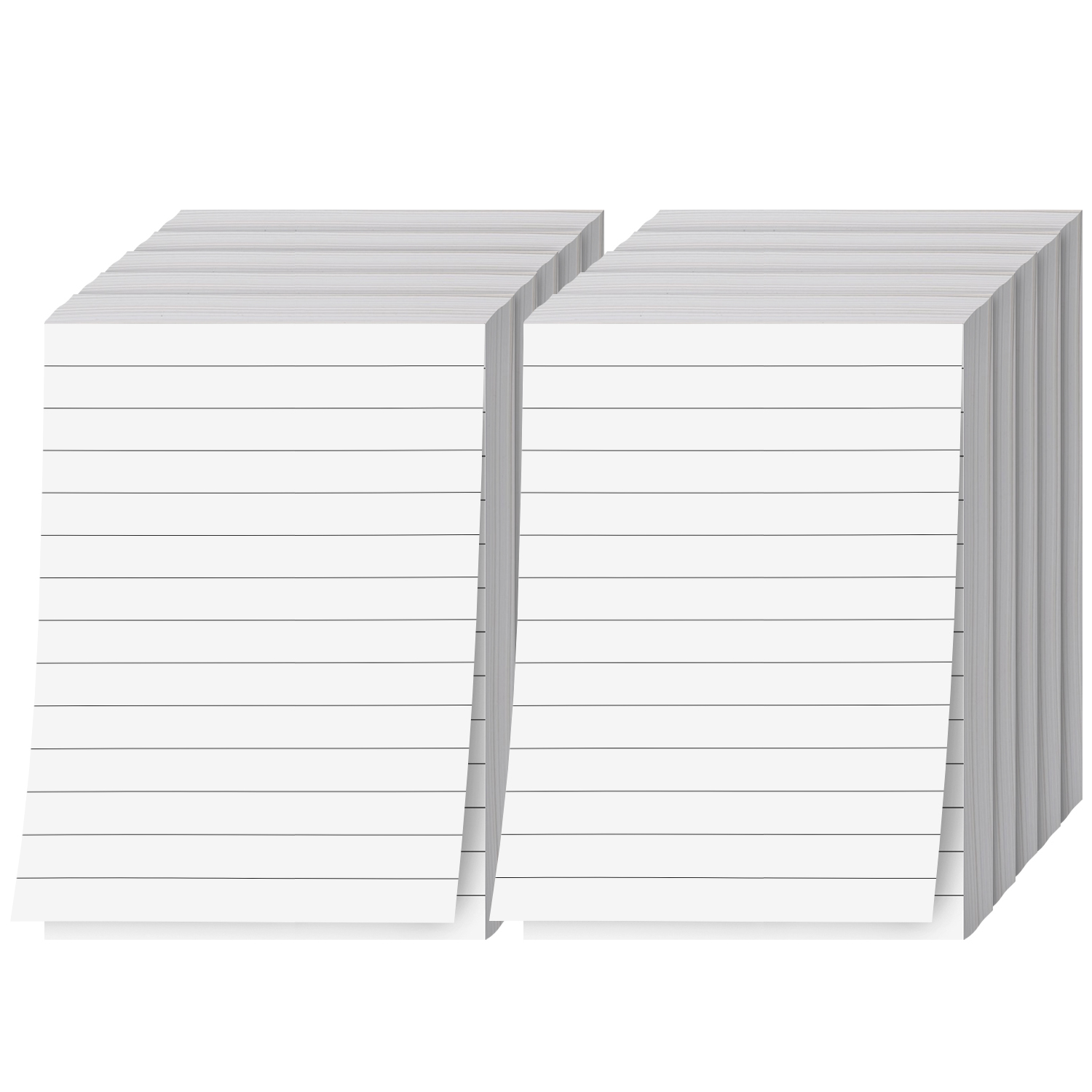 5" x 7" Ruled White Memo Pads Bulk and Wholesale Fine Cardstock