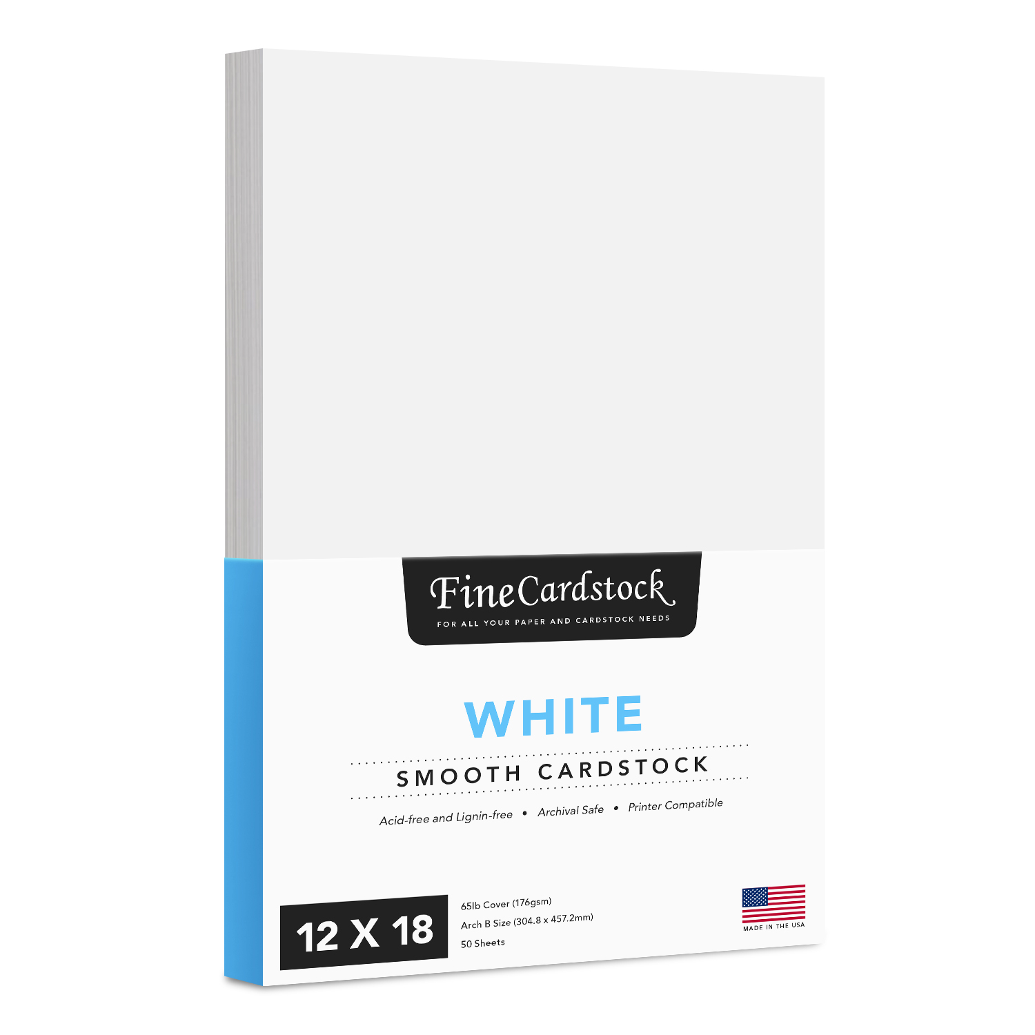 12 x 12 Square White Cardstock - Bulk and Wholesale - Fine Cardstock