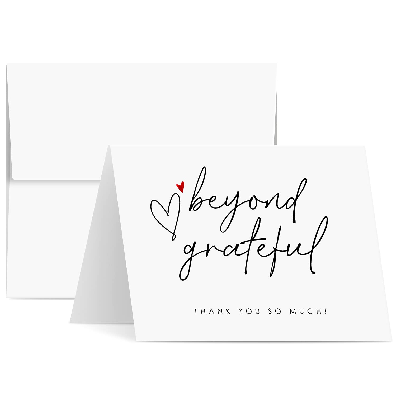 Thank You Greeting Cards 5″ x 7″ - Bulk and Wholesale - Fine Cardstock